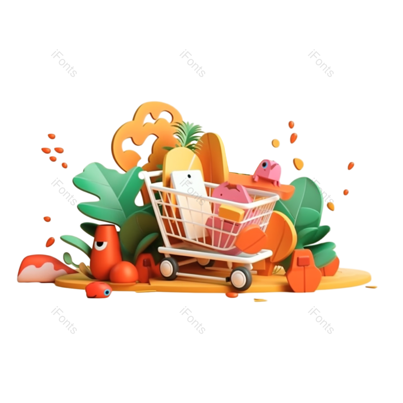 卡通图片,可爱风元素,水果PNG,动画免抠素材